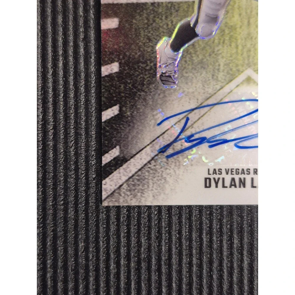 2024 Panini Donruss Optic Dylan Laube #HM-DLE Hash Marks (AU) (RC) Raiders